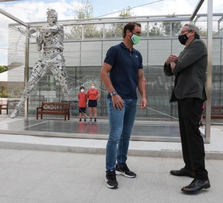 Rafael Nadal y Jordi Díez Fernández, en París