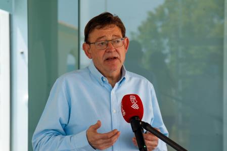 El presidente Ximo Puig, este domingo