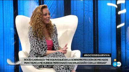 Así ha sido la última aparición de Rocío Carrasco en Telecinco