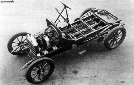 Willy Maybach, el gran ingeniero alemán de los motores de gasolina, también se interesó por los motores de aire, y realizó este automóvil en 1906