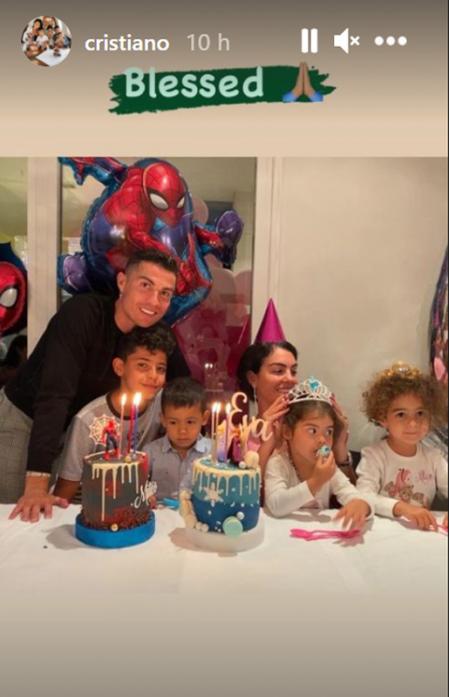 Así ha sido el cumpleaños de los hijos de Cristiano Ronaldo y Georgina.