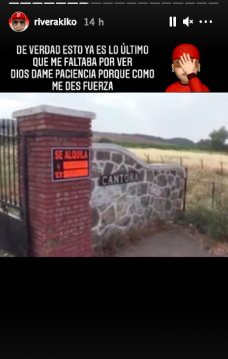 Publicación de Kiko Rivera en Instagram.