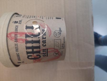 Chili sin carne de la marca LYO