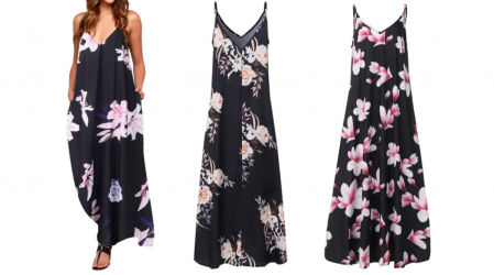 ZANZEA Vestido Largo para Mujer Vestido de Playa