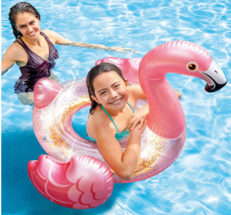 Flamenco Hinchable Infantil con Purpurina