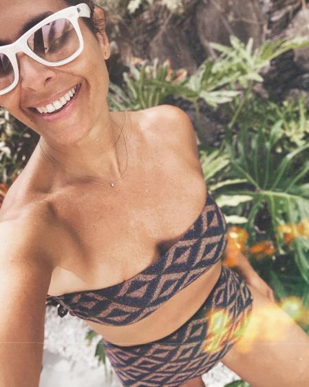 La presentadora Nuria Roca disfruta de unas vacaciones en Las Palmas