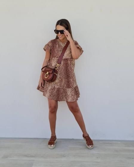 Paula Echevarría con el vestido de Mango