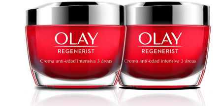 Pack de dos cremas hidratantes y antiedad de día Olay Regenerist Duplo Plus