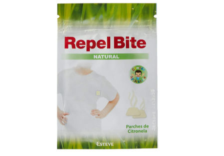 Parches de citronela para pegar a la ropa de Repel Bite