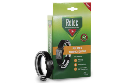 Pulsera repelente de mosquitos (apta para mosquito tigre) de Relec