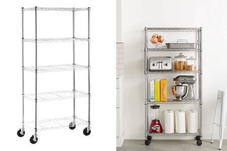 Estantería de metal de 5 baldas