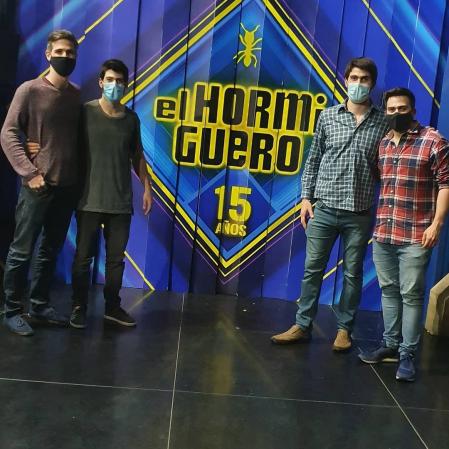 Los cuatro compañeros visitaron El Hormiguero hace unas semanas.
