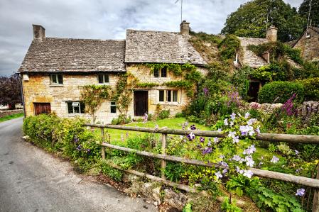 Las viejas casas de los Cotswolds son de lo más pintoresco