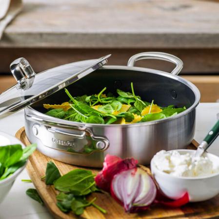 Cacerola con tapa GreenPan Premiere