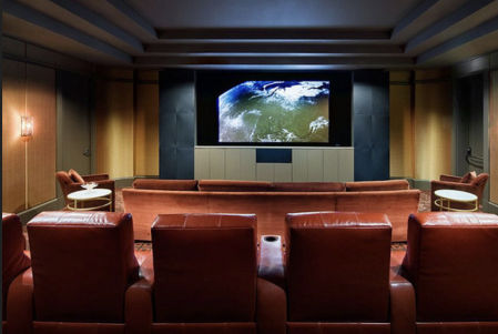 La espectacular sala de cine.