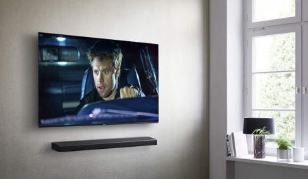 Barra de Sonido 2.1 All-In-One con subwoofer integrado Panasonic