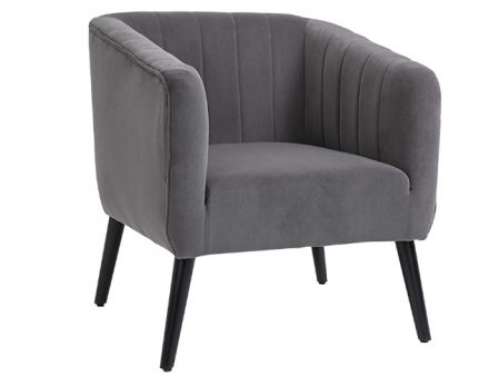 Sillón de terciopelo.