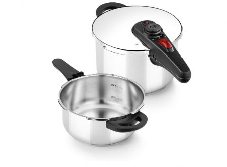 Set de dos ollas a presión.