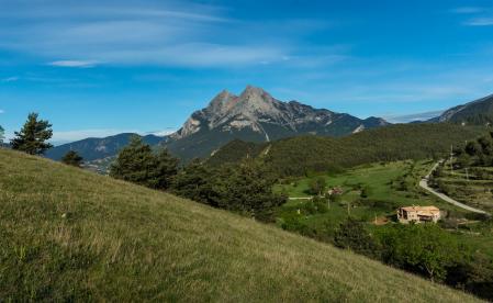 El Pedraforca desde Gisclareny.