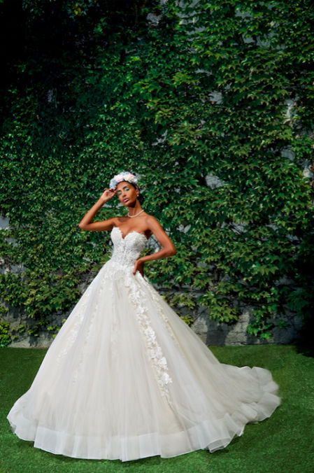 Vestido de estilo princesa firmado por Demetrios