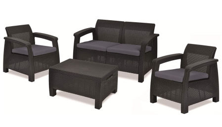 Keter, conjunto de 4 piezas Corfú