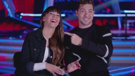 Aitana y Bisbal en 'La Voz Kids'