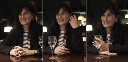 La artista Mabel Palacín