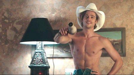 Brad Pitt interpretó al autoestopista/ladrón en su primer gran papel en Hollywood