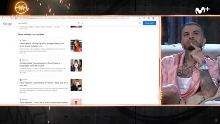 El cantante frunció el ceño al ver el titular sobre Ester Expósito.