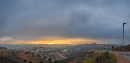 Detalle del Taró sobre Fuengirola.