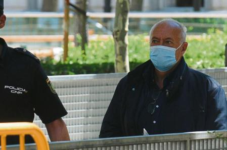 José Luis Moreno sale de la Audiencia Nacional tras quedar en libertad, a 1 de julio de 2021, en Madrid (España). JOSÉ LUIS MORENO;AUDIENCIA NACIONAL;LIBERTAD;DETENIDO;01 JULIO 2021 José Oliva / Europa Press 01/07/2021