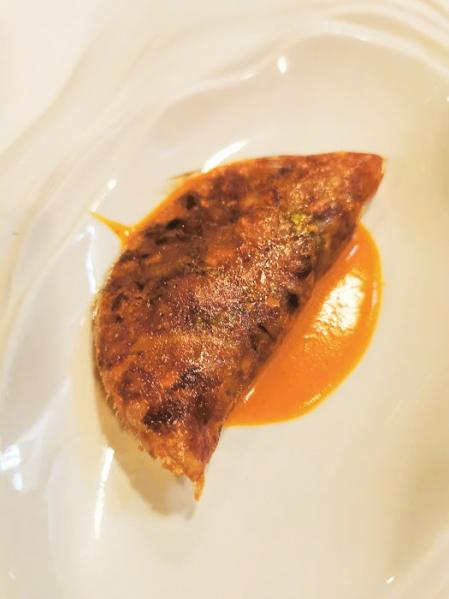 03 Careta con carabineros y salsa brava suave de El Molino de Alcuneza