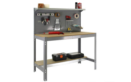 Banco de trabajo con panel perforado Simonrack