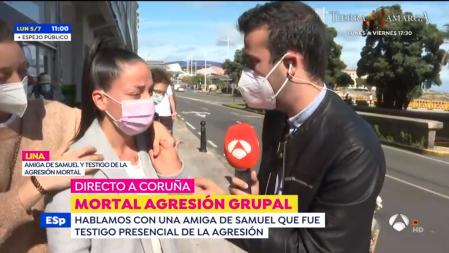 Lina había salido a cenar con Samuel cuando se produjo la brutal agresión.