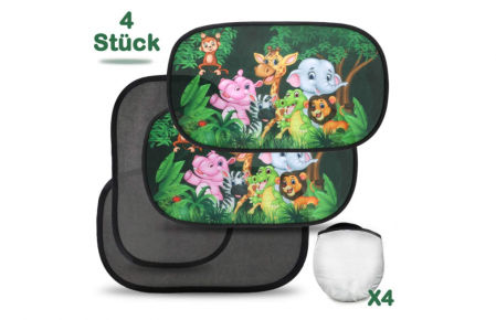 Parasoles con motivos para el coche