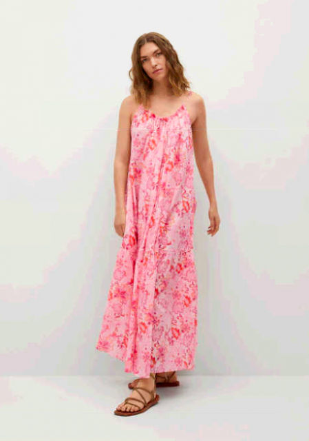 Vestido floral de Mango firmado por Chuffy