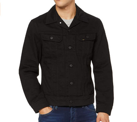 Chaqueta Lee de denim negro.