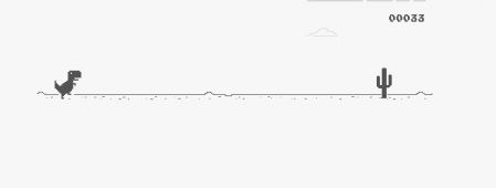 T-Rex Game en Chrome