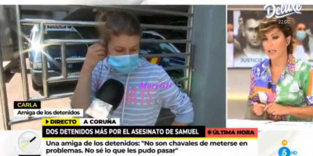 Sonsoles Ónega, muy dura con una de las amigas de los detenidos por el crimen de Samuel