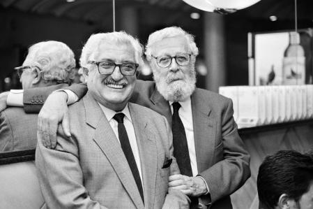 Berlanga con Juan Antonio Bardem en València