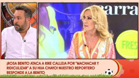 Kike Calleja pidió a Rosa Benito que dejase de calentar la silla que ocupa en 'Ya es mediodía'