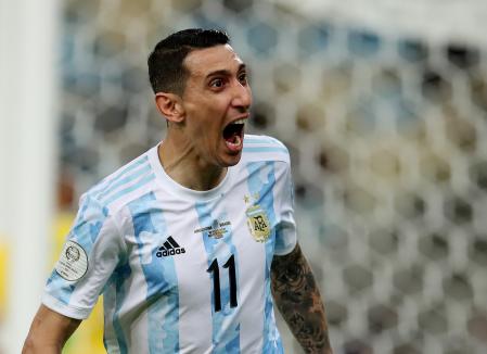 Di María, autor del único gol del partido