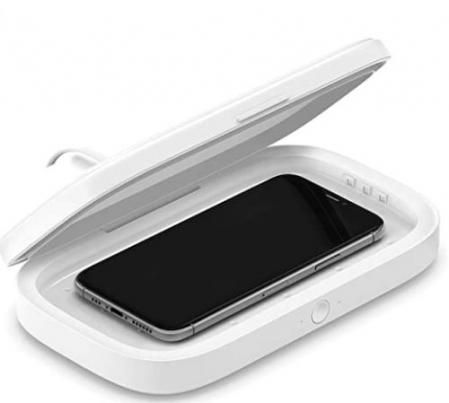 Cargor inalámbrico desinfectante de la marca Belkin