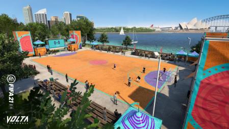 Imagen de un estadio de Volta en FIFA21