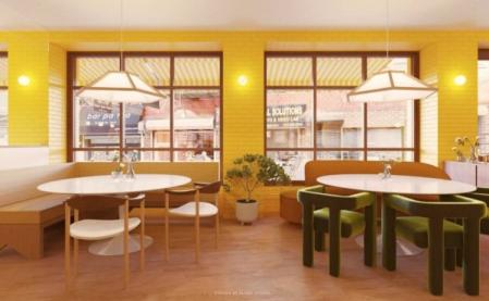 Uno de los salones del restaurante Bumble Brew