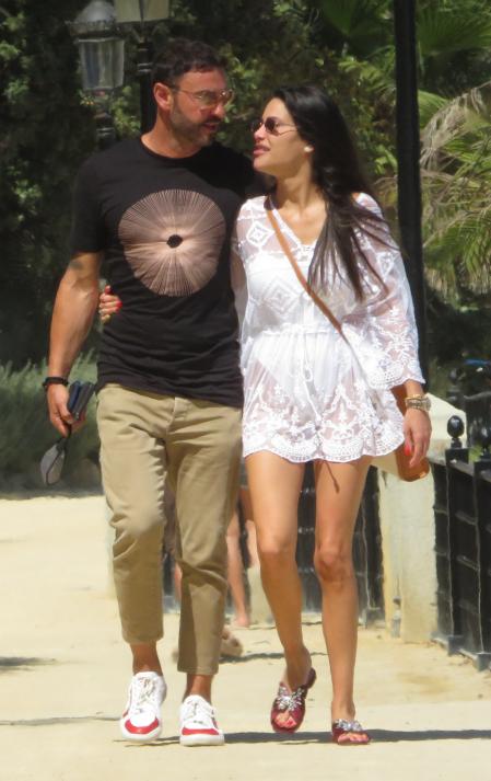 La pareja disfrutaba de unos días en Marbella.