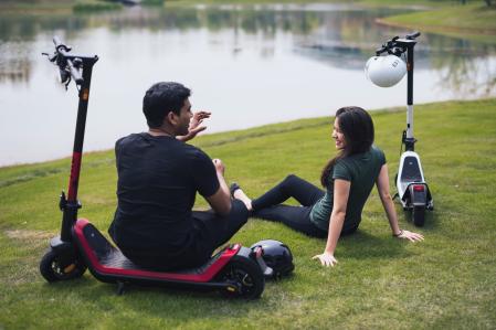 La autonomía máxima del patinete puede alcanzar los 50 kilómetros&nbsp;