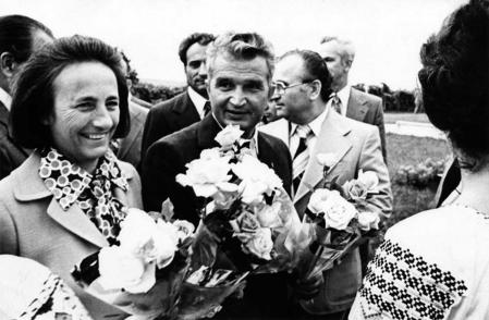 Nicolae y Elena Ceausescu en una imagen de 1976.