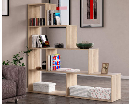 Estantería en escalera.