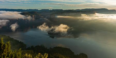 Niebla flotante en Nieblas flotantes, Osona.